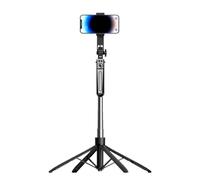 Cell Phone Tripod Extendable Cell Phone Holder Camera Stand | 71 Inch for Content Creator Accessories, Travel Camera Stand