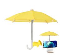 Cell Phone Umbrella For Sun - Uv Protection Anti-Glare Coolness Phone Umbrella | Sun Shield For Cell Phones | Cute Phone Shade Umbrella With Piggy Suction Cup Smartphone Umbrella For Phone Sunshade
