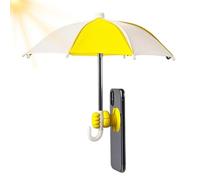 Cell Phone Umbrella, Sun Shade Clip, 10.63 Inch Anti Glare Heat Shield System with Foldable Design Layout, Portable Device Holder Accessory for Outdoor Screen Use, Home Accessories for Mobile Viewing