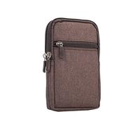Cell Phone Waist Belt Case for Men, Mobile Phone Belt Loop Holster Brown