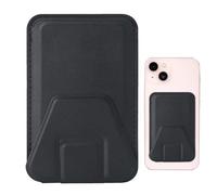 Cell Phone Wallet - 2 in 1 Leather Wallet Phone Holder, Magnetic Wallet Stand with Versatile Design, Gift for Office, Work, Travel, Home, Men, Black, Se référer au descriptif, Refer to description