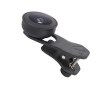 Cell Phone Wide Angle Lens, 3 Elements 3 Groups 195° Wide Angle Macro Fisheye Lens, Cell Phone Clip On Lens for Most Smartphones
