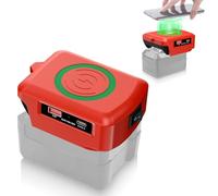 Cell Phone Wireless Chargers for Einhell 18V Batteries, 15W Cell Phone Charging Station for Air Pods for i Phone for Sam sung,with USB and Type-C Charging Adapter,Power Battery Connector