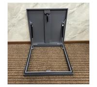 Cellar Stair Exit Cover Flush Mount Roof Access Hatch Door Lockable Handle Escape Hatch Caps Warehouse Roofing(75x75cm/2.46x2.46ft)