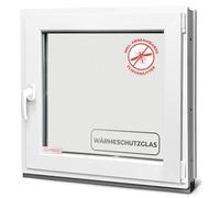 Cellar Window 70 x 70 cm Double Glazing Plastic Window 60 mm Profile DIN Right W x H: 700 x 700 mm Perfect for Garden Sheds Windows Garage Windows and House Cellar with Turn-Tilt System
