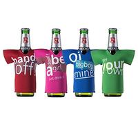 dexam CellarDine Beer Bottle Chillers (Set of 4) - Design A Dexam Multicolor