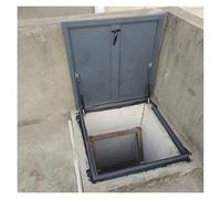 Cellars Exit Hatch Door Skylight Covers for Roofs with Hydraulic Support Struts Escape Hatch Caps Factory Roof(70x70cm/2.3x2.3ft)