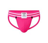 CELLBLOCK 13 - Men's Underwear - Tight End 2 inch Snap Up Jockstrap Pink - 1x Size XL