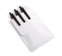 CellCase Pack of 5 White Pen Leakage Pocket Protectors (White)