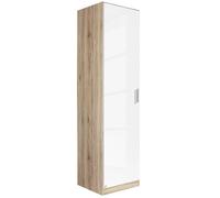 Celle Wardrobe - 47cm - Sonoma Oak & White Gloss - LH Door