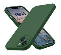 CellEver Heavy-Duty Silicone Case for iPhone 15 [Camera Protection] [Anti-Oil Coating] Military Drop Protection, Soft Scratch-Free Interior, Forest Green