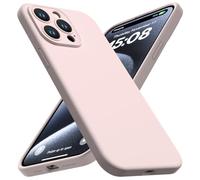 CellEver Heavy-Duty Silicone Case for iPhone 15 Pro [Camera Protection] [Anti-Oil Coating] Military Drop Protection, Soft Scratch-Free Interior, Pink
