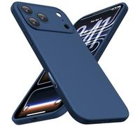CellEver Heavy-Duty Silicone Case for iPhone 17 Pro [Compatible with MagSafe] [Camera Protection] [Anti-Oil Coating] Military Drop Protection, Soft Scratch-Free Interior, Navy Blue