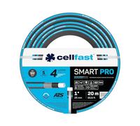 Cellfast 13-430 Smart Pro ATS Hose-4-Layer-Heavy Duty-1" 20m-Garden Irrigation, Blue