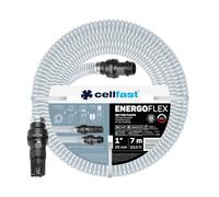 Cellfast 23-651 Pump Set-Sawno Piston Hose-Basket and Fittings-1" 7 m Energoflex, Grey