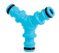Cellfast 3 Way 1/2Inch Y Male Garden Hose Connector Quick Fix Coupler