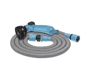 Cellfast Basic Garden Hose Set, Flexible Water Hose, 8-Function Gun Shower, 2 x Quick Coupling, Universal Connection Garden Watering (22.5 m)