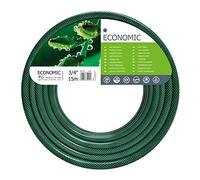 Cellfast Economic 10-024 Flexible Garden Hose 3-Layer Water Hose UV and Algae Deposit Resistant 3/4 Inch 15 m