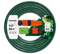 Cellfast Economic Garden Hose Set 20m 1/2" with Spray Nozzle & Fittings