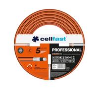 CELLFAST Garden Hose 3/4 Inch 30 m - 5-Layer Water Hose with Cross Fabric - 28 Bar - UV-Resistant - Anti Algae - Durable Flexible - Professional