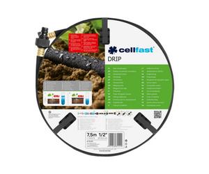 Cellfast Garden Weeping Hose Drip Irrigation Watering Hosepipe 1/2 X 15M, Fits Hozelock