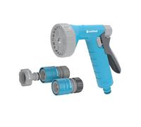Cellfast RAIN IDEAL™ 50-762 Pistol Sprayer Set 1/2 Inch - 5/8 Inch Even Water Jet Shape Regulation, Locking Possibility, Ergonomic Handle