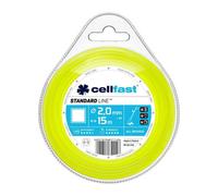 Cellfast Square Grass Mowing Trimmer Line Wire Cord String Replacement 2,0mm X 15M