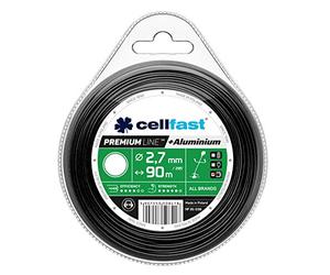 Cellfast Trimmer line Premium - Round 2.7mm x 90m, Reinforced with Aluminum Particles, 35-038