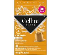 Cellini Aluminium Coffee Capsules Compatible Nespresso - Cremoso Aluminium 120pcs | Nespresso Compatible Capsules Aluminium Coffee with Sweet and Fruity Notes