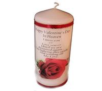 Cellini candles Valentine Memorial Poem Candle for Loved one Valentine in Heaven