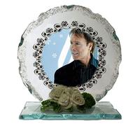 Cellini Plaques Cliff Richard Ltd Edition Crystal Cut Glass Photo Plaque Keepsake for The Fan