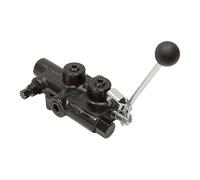 Celliparts LS-3000-2 CV3000-2 4-Way 3-Position Directional Hydraulic Control Valve 25GPM 2750PSI for Hydraulic Log Splitters with Auto Return Detent Lever Handle 3/4 NPTF Work