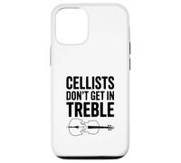 Cellists Don't Get In Treble Music Humor Case for iPhone 12/12 Pro