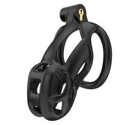 Cellmate Guardian Male Chastity Cage Black Size 2
