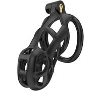 Cellmate Guardian Male Chastity Cage Black Size 3
