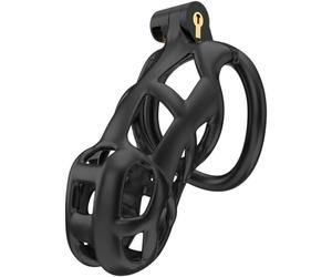 Cellmate Guardian Male Chastity Cage Black Size 3