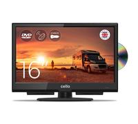 Cello 12 Volt 16 inch LED TV Made in the UK with Built-in DVD Freeview