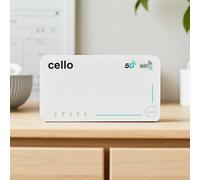 Cello Portable 5G Travel Router - WiFi 6 AX1800 Mobile Hotspot with SIM Card Slot, Qualcomm X55, Dual-Band 2.4G/5G, 4000mAh Battery - Unlocked 5G/4G LTE Mobile Router for Travel, Home & Outdoor