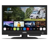 Cello 16" 12V Smart TV (2024), Made in the UK - WebOS, Freeview Play, FreeSat, Bluetooth, Pitch Perfect Sound, Prime Video, Apple, BBC - Ideal for Campervans, HGVs & Boats