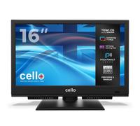 Cello 16 inch Full HD Smart TV, Tizen OS, Gaming Hub, Freesat, Bluetooth in Black Cello Black