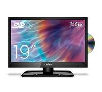 Cello 19 inch LED Digital TV Built-in DVD Freeview HD Built in satellite receiver with HDMI & USB, C1920FS in Black Cello Black