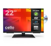 Cello 22-inch Full HD LED TV with built-in DVD player & Freeview T2 HD in Black Cello Black