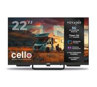 Cello 22 Inch Smart Tizen Os Traveller 12-Volt Tv With Built-In 5G Wi-Fi Router