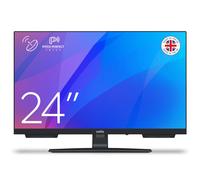 Cello 24 inch LED TV C2424SH with Freeview & Satellite, Easy Setup Mains Powered, Non-Smart, USB Record from Live TV, Frameless Style, Pitch Perfect