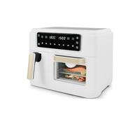 Cello 2400W Dual Zone Digital 11 Litre White Air Fryer With 2 Drawers, 3.5L and 7.5L Oven, 8-in-1, Touch Control