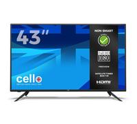 Cello 43" Full HD LED TV with Freeview T2 HD & built-in satellite tuner in Black Cello Black
