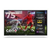 Cello COD75TZ 75-inch Tizen OS Outdoor Smart LED, 240V 4K TV, By Samsung, 3 Years Warranty, Pitch Perfect Speakers, Waterproof IP55, 1500 nits, Netflix, Prime Video, TV for Garden & Patio