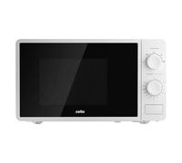 Cello 800W Microwave Oven with 20 Litre Capacity 5 Power levels and defrost function, White, Manual control, Clock kitchen timer WEMA10