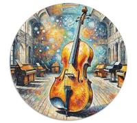 Cello A Thoughtful 1000pc Round Puzzle with, Ideal for Relaxation Corners, Great for Artistic Souls 1000pcs (67.5x67.5cm)