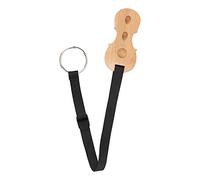 Cello Anti - Slip Strap with Solid Wood Fixing Plate, Adjustable Non - Slip Endpin Holder with O - Ring for Chair Leg, Wooden Cello Stability Accessory for All Cellos
